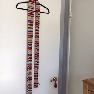 Lane Bryant extra long skinny multi color scarf